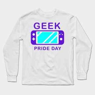 Geek Pride Day With Emulator Game Long Sleeve T-Shirt